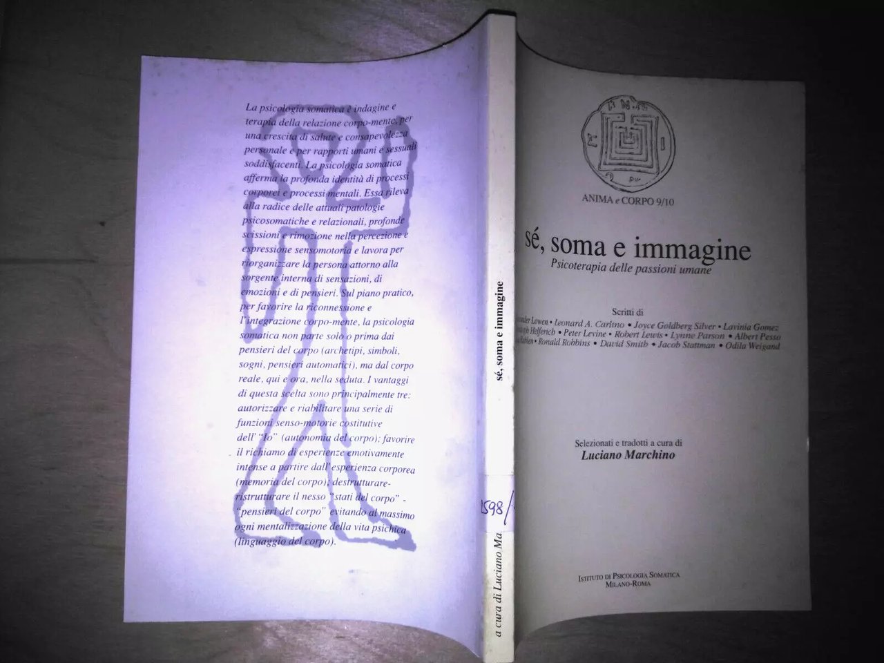 soma e immagine. psicoterapia delle passioni umane. rivista anima e …