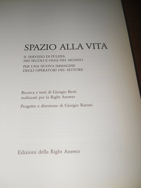 spazio alla vita (storia spazzini e AMSA)