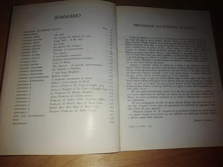 storia del balletto - autografo Liliana Cosi