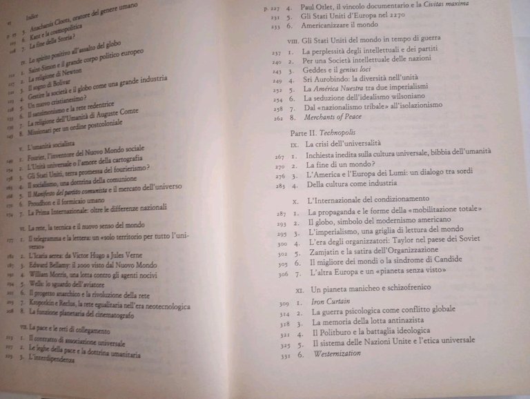 storia dell'utopia planetaria. dalla città profetica alla società globale
