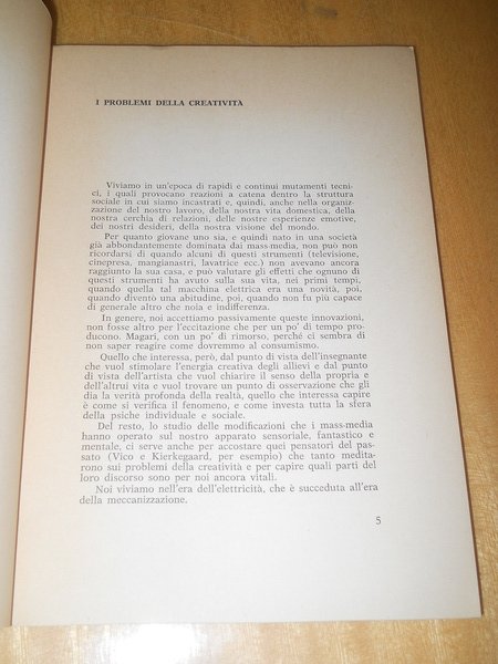 talento naturale e volontà efficace. discorso intorno alla creatività
