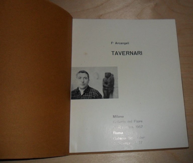 TAVERNARI - arti grafiche varesine Casciago - mostre 1957