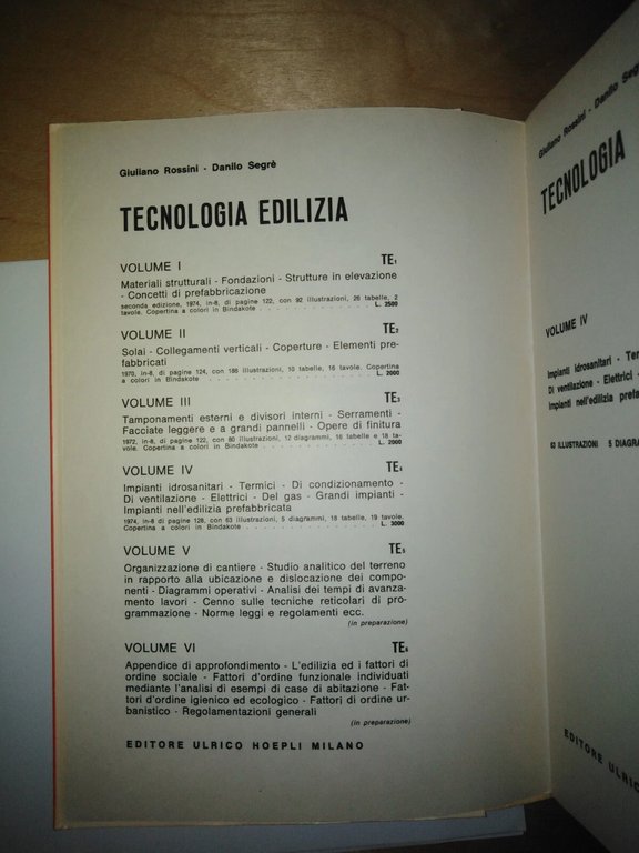 Tecnologia edilizia vol 1 a 4