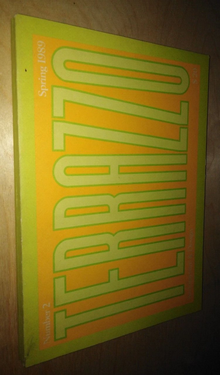 TERRAZZO architecture & design - n. 2 spring 1989