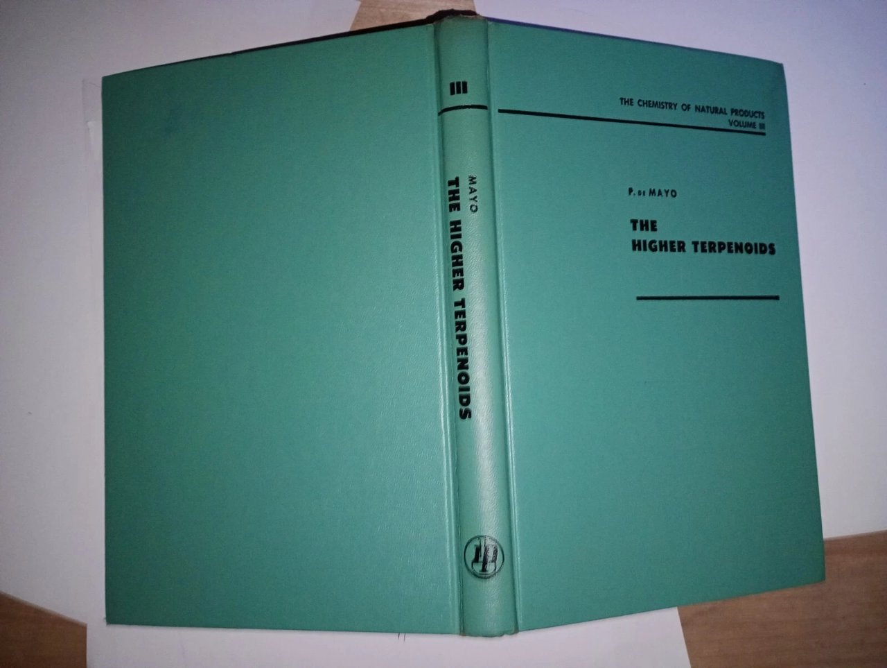 The chemistry of natural products vol. 3- MAYO, the Higher …