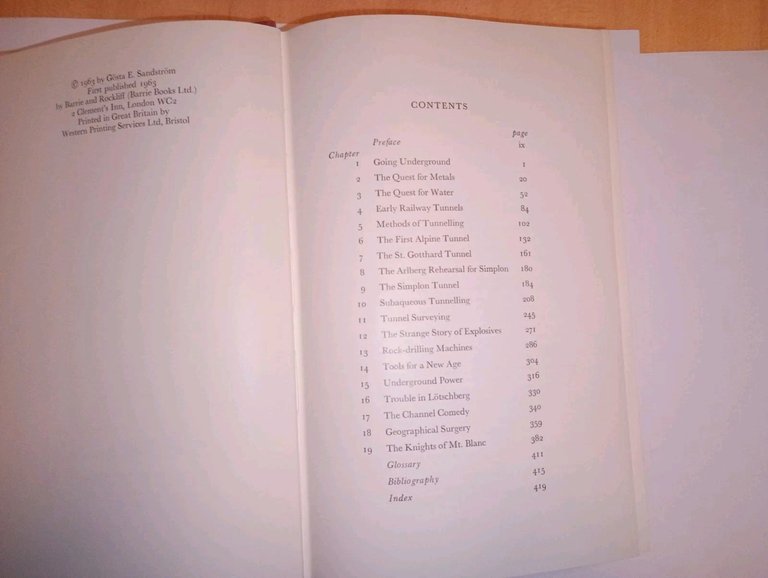 the history of tunnelling