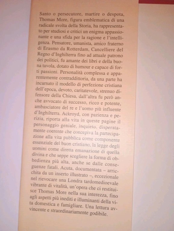 Thomas More. una sfida alla modernità