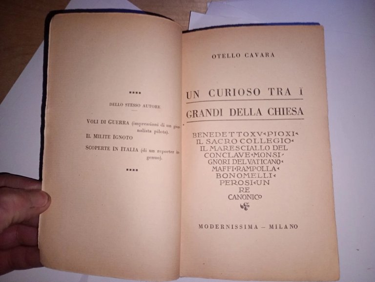 un curioso tra i grandi della Chiesa