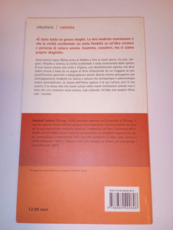 un grosso sbaglio. l'idea occidentale di natura umana | Immagine Gallery 2