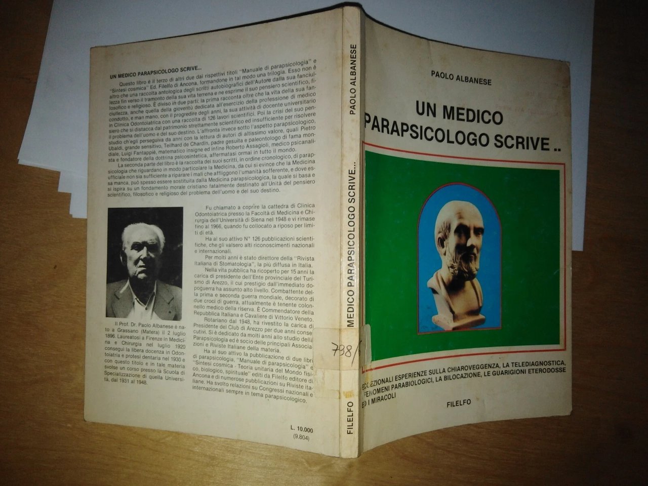 un medico parapsicologo scrive