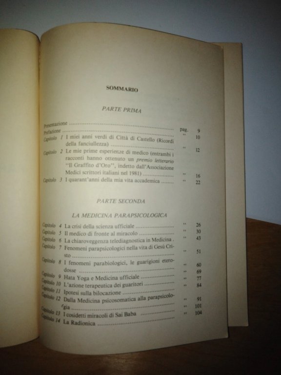 un medico parapsicologo scrive