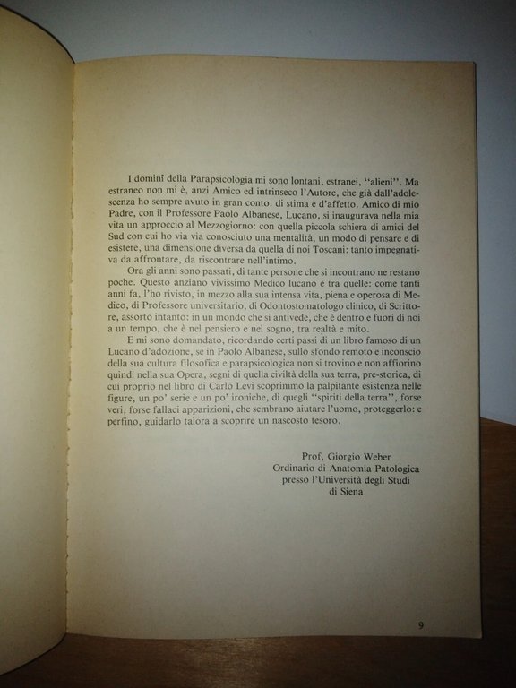 un medico parapsicologo scrive