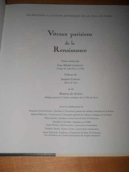 Vitraux parisiens de la Renaissance