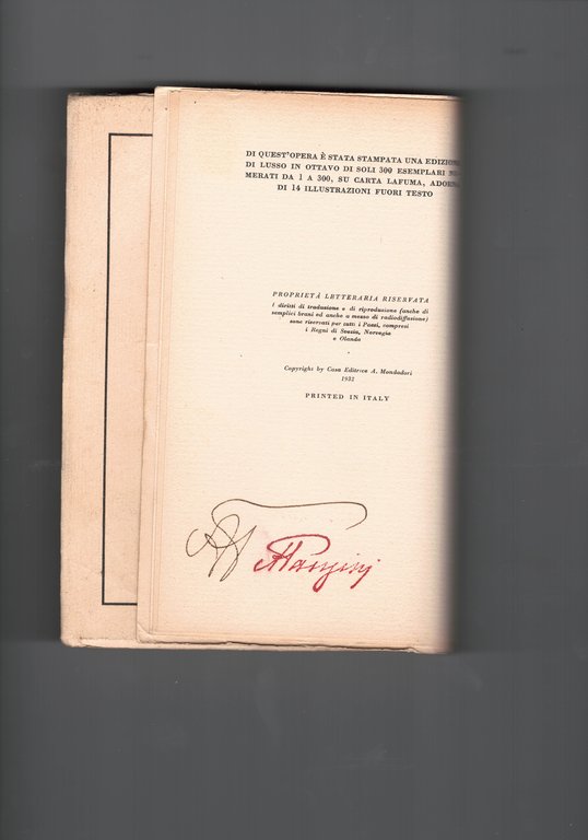 La sventurata Irminda ! Libro per pochi e per molti.