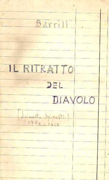 IL RITRATTO DEL DIAVOLO