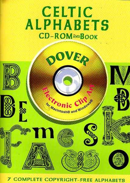 Celtic alphabets. 7 complete copyright-free alphabets cd rom and book | Immagine principale