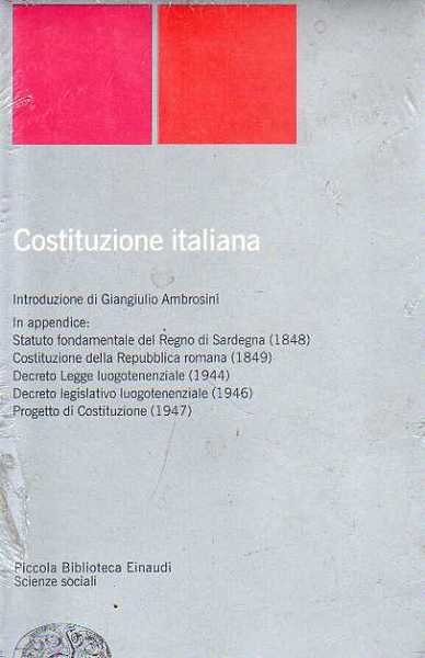 Costituzione italiana