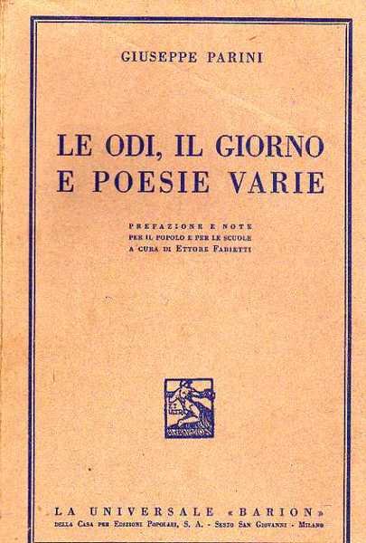 Le odi, il giorno e poesie varie