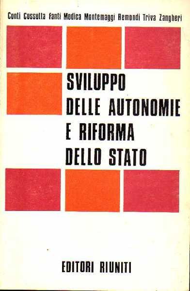 Sviluppo delle autonomie e riforma dello Stato