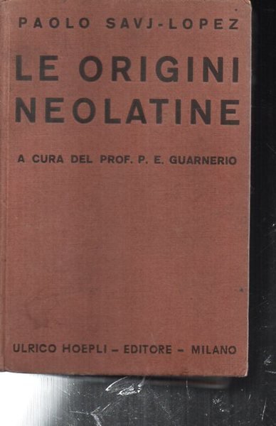 Le Origini Neolatine