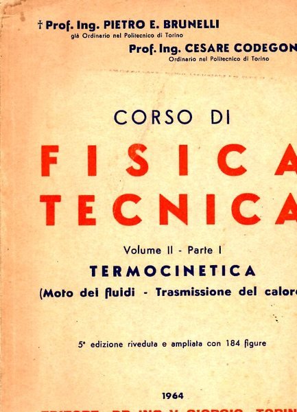 Corso di fisica tecnica volume 2, parte 1