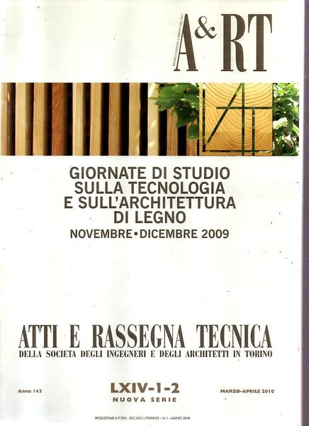 Giornate di studio sulla tecnologia e sull'architettura di legno. A&RT …