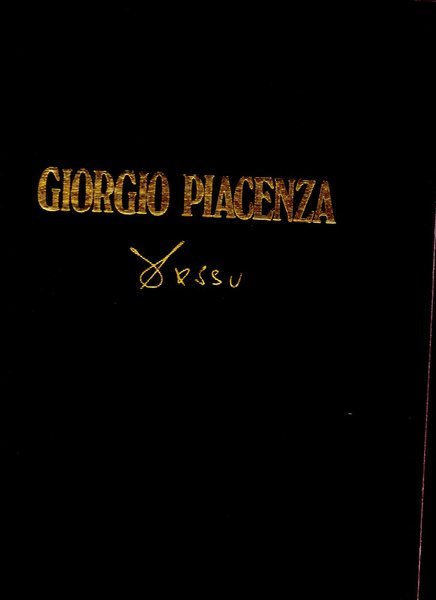 GIORGIO PIACENZA (DASSU). - A c. di Adriana BECHIS ved. …