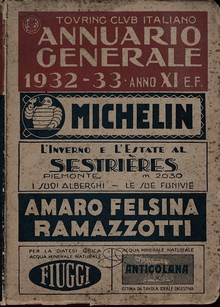 Touring Club Italiano: annuario generale: 1932-33.