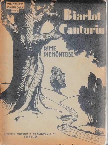 BIARLOT CANTARIN. Rime PIEMÔNTEISE.