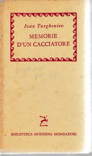 Memorie di un cacciatore