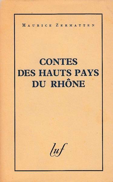 Contes des hauts pays du Rhone