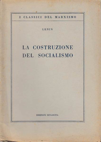 La costruzione del socialismo