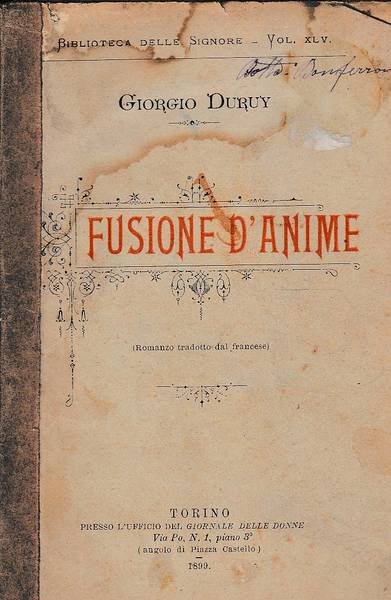 Duruy G. - FUSIONE D'ANIME