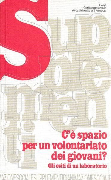 C'è spazio per un volontariato dei giovani? Gli esiti di …