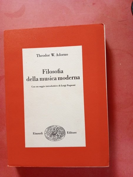 Filosofia della musica moderna