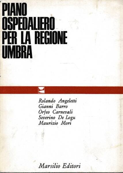 Piano ospedaliero per la regione umbra