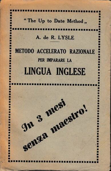 metodo accelerato razionale per imparare a parlare leggere scrivere la  lingua s