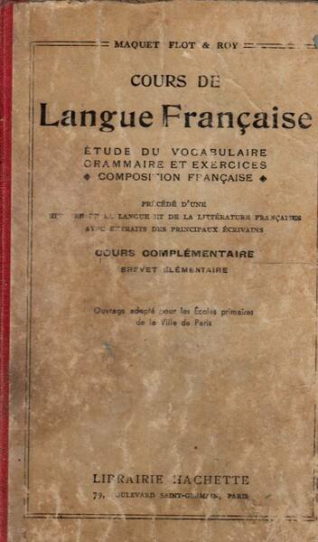 Course de Langue Française