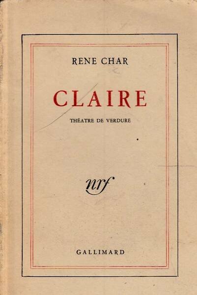 CLAIRE théatre de verdure
