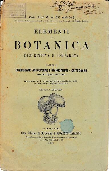 Elementi di botanica descrittiva e comparata - Parte II