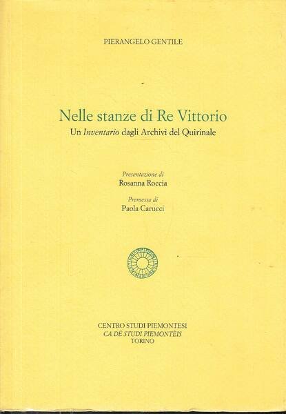 Nelle stanze di Re Vittorio. Un inventario dagli Archivi del …