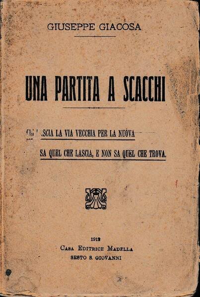Una partita a scacchi