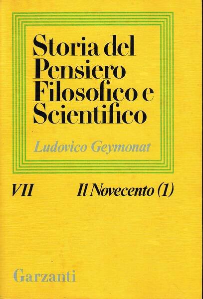 Storia del Pensiero Filosofico e Scientifico