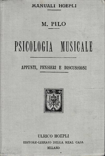 Psicologia musicale. Appunti, pensieri e discussioni | Immagine principale