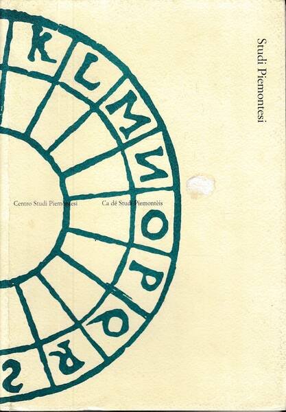 STUDI PIEMONTESI. Rassegna di lettere, storia, arti e varia umanità. …