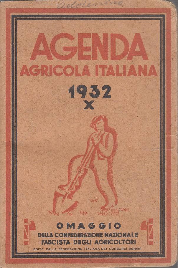 Agenda agricola 1932- X | Immagine principale