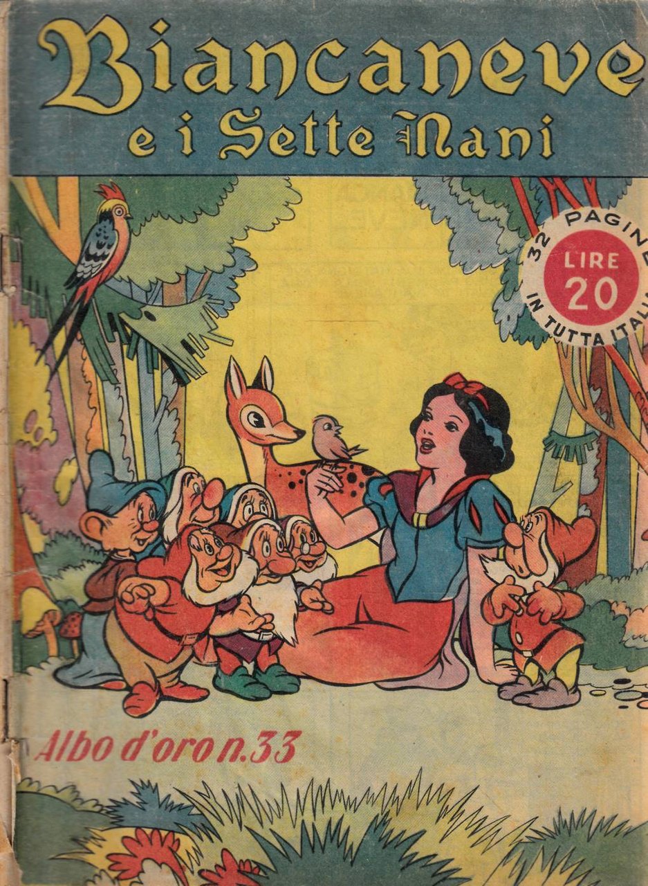 Biancaneve e i sette nani albo d'oro n.33