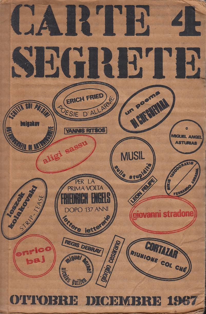 CARTE SEGRETE N. 4 Ottobre-dicembre 1967. Rivista trimestrale di lettere … | Immagine principale