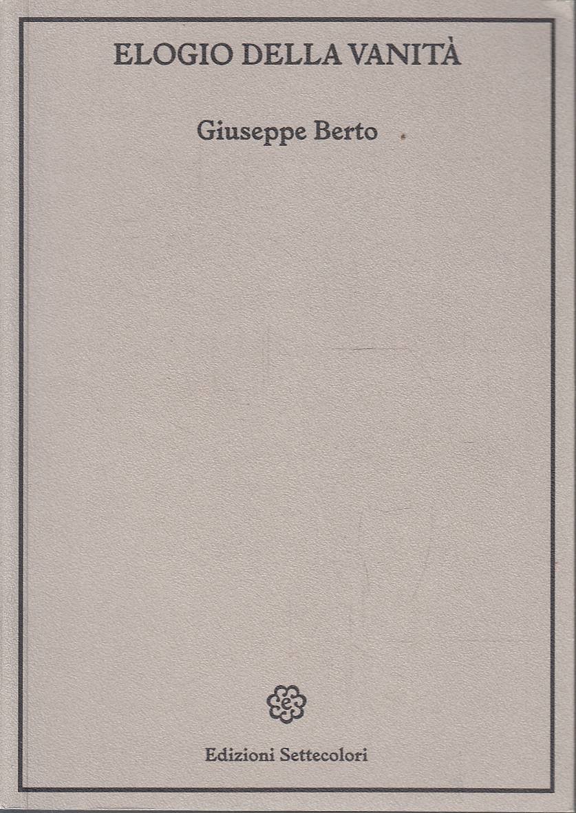 Elogio della vanità