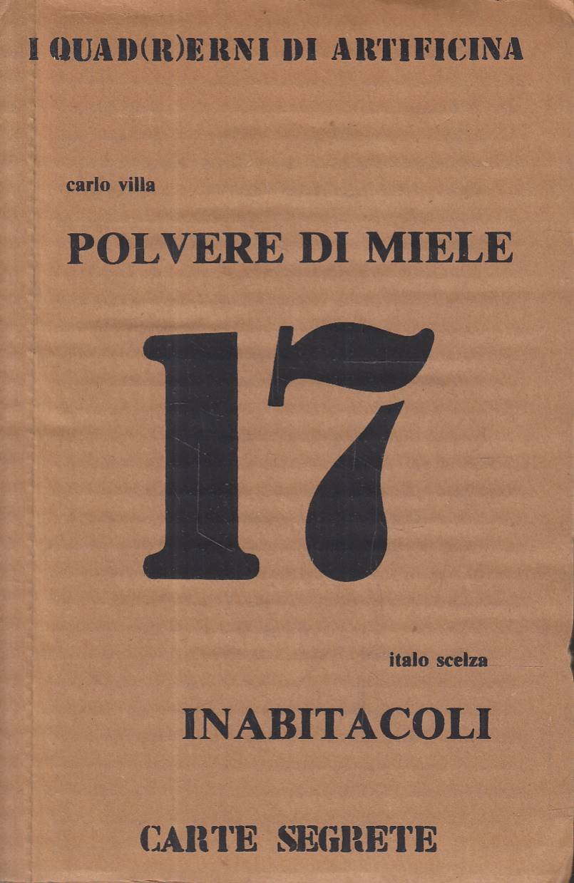 I quad(r)erni di Arteficina 17. Polvere di miele. Inabitacoli | Immagine principale